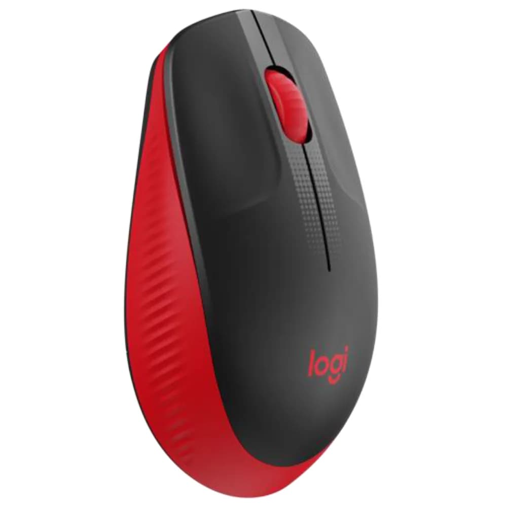 MOUSE LOGITECH M190 SEM FIO VERMELHO
