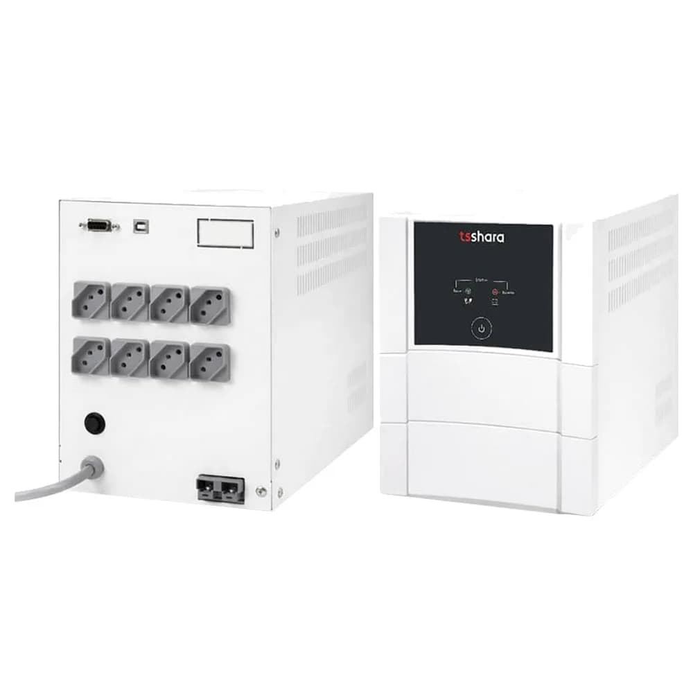 NOBREAK TS SHARA SENOIDAL 2200VA/1540W BIV/BIV 8T USB BRANCO - 4344