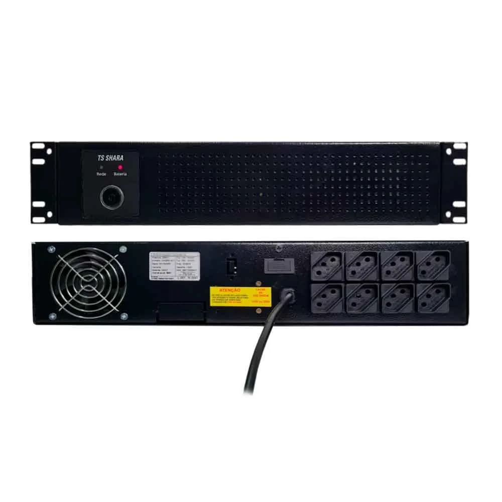 NOBREAK TS SHARA SENOIDAL UPS RACK 1500VA/750W 2BS 7AH - 2U - 6956