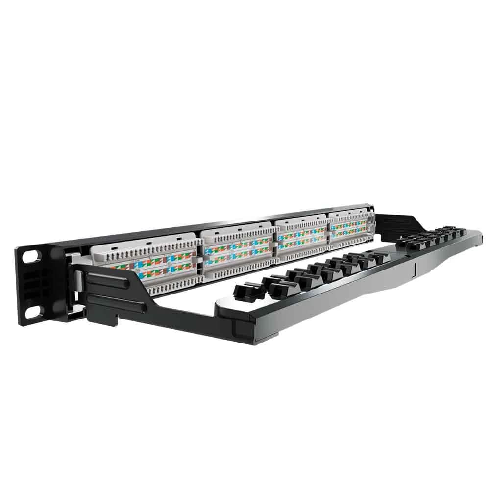 PATCH PANEL FURUKAWA SOHOPLUS CAT5E 24 PORTAS T568A/B C/GUIA