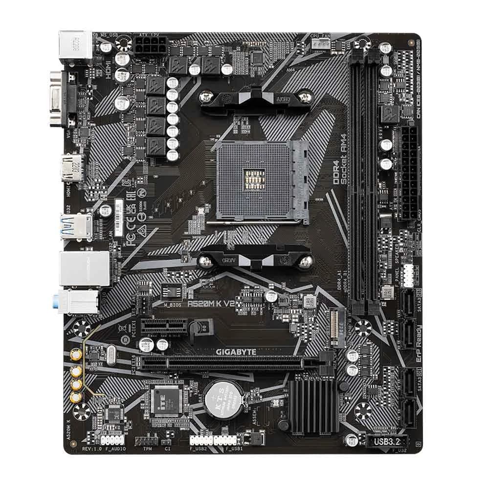 PLACA MAE (AMD) GIGABYTE A520M K V2 DDR4 AM4