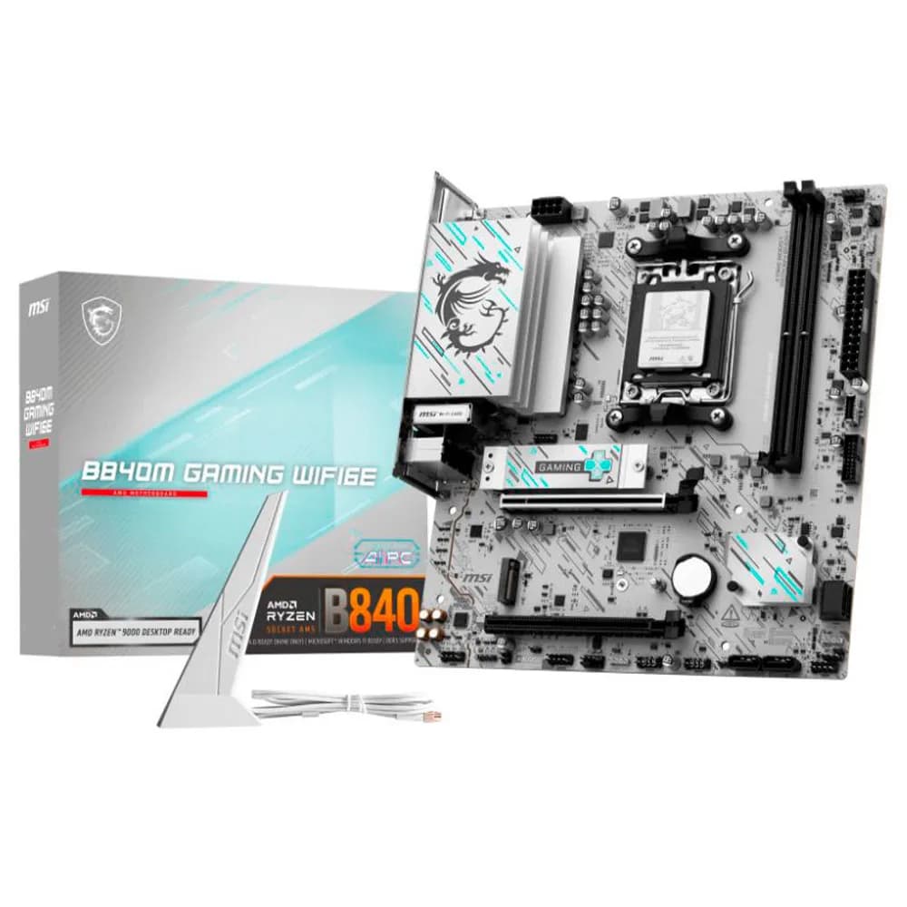 Placa Mãe (AMD) MSI B840M Gaming WIFI6E DDR5 AM5