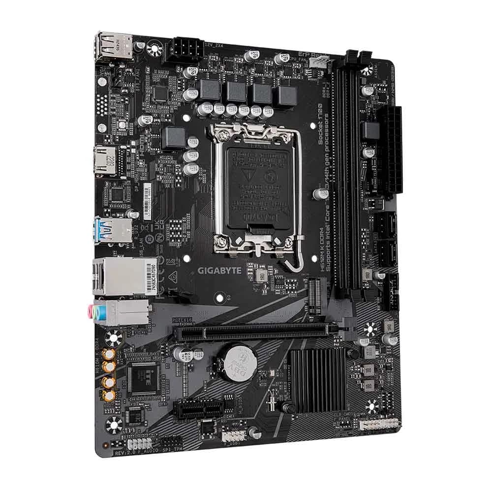 PLACA MAE (INTEL) GIGABYTE H610M K DDR4 2.0 LGA1700 12° 13° E 14° GERACAO