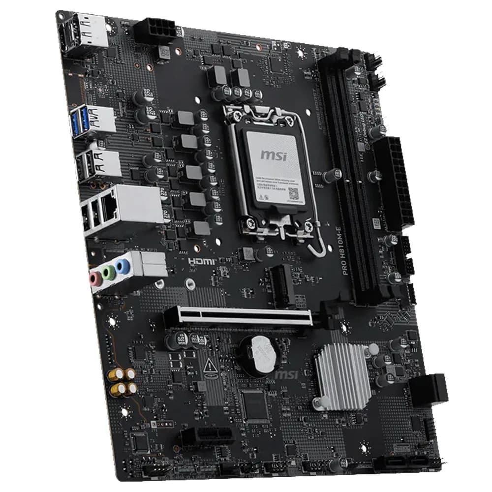 PLACA MAE (INTEL) MSI PRO H810M-E DDR5 LGA1851 ULTRA PROCESSORS