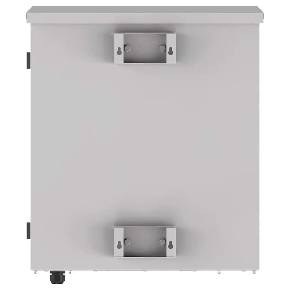 RACK OUTDOOR FIBRACEM EM ACO 12U 450MM P450 CINZA - BA0038S00001000