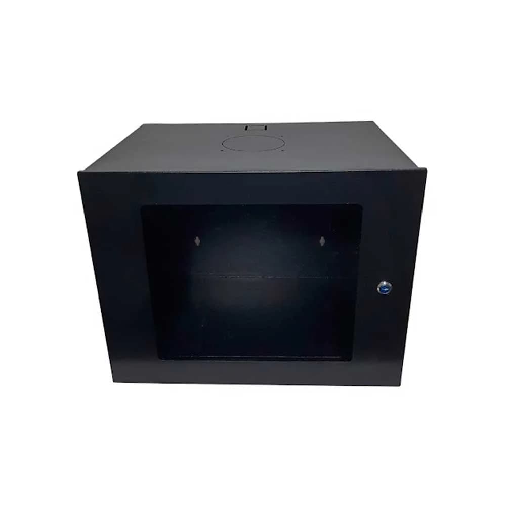 Rack Padrão 19" 8U x 350mm Preto Visor de Acrilico GForce 780