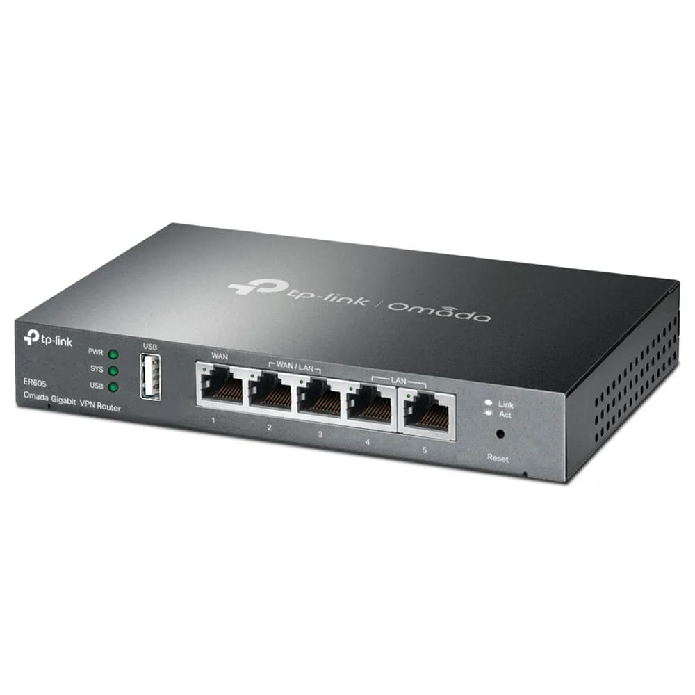 ROTEADOR LOAD BALANCE VPN MULTI-WAN ER605 TP-LINK GIGABIT SAFESTREAM