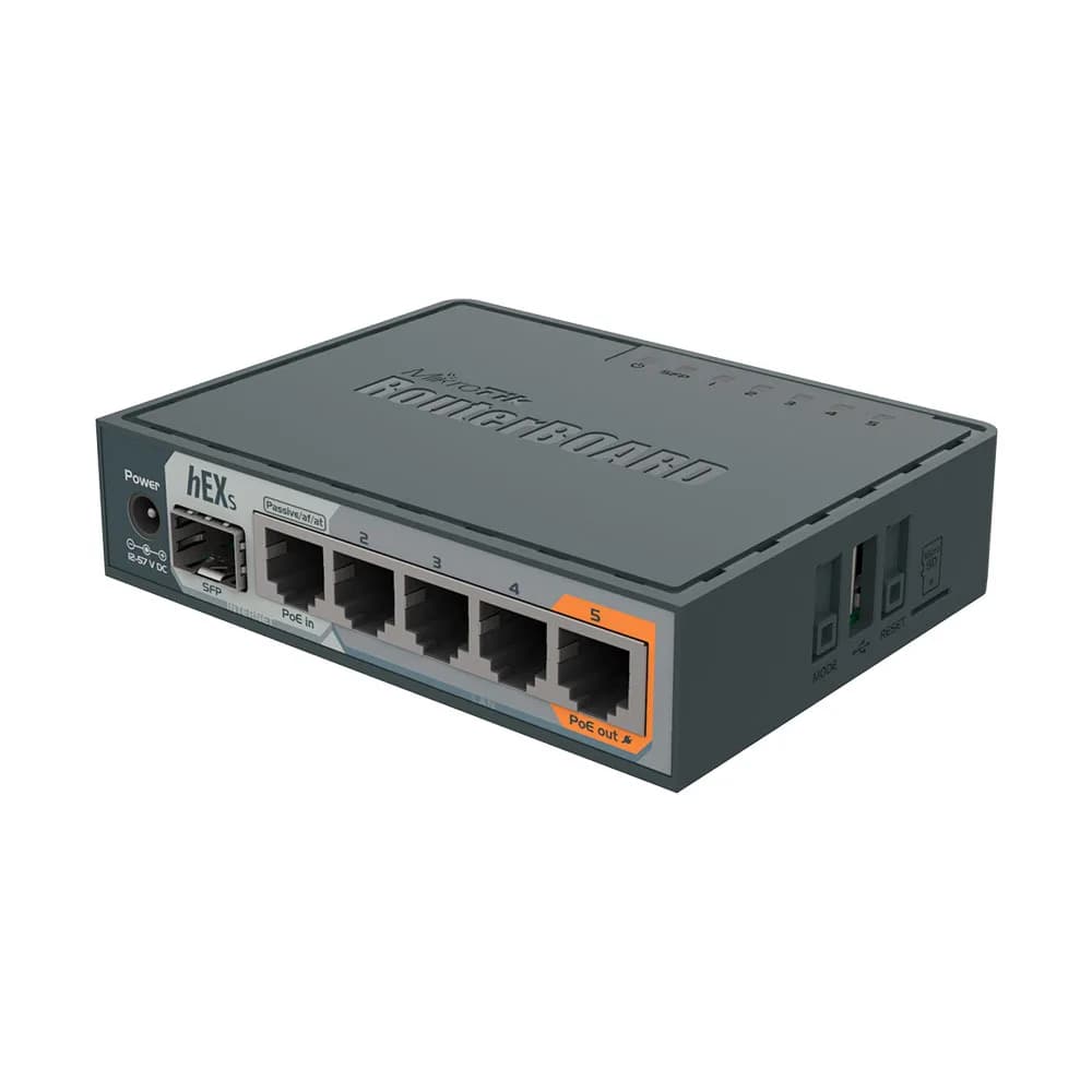 ROTEADOR ROUTER BOARD RB760IGS HEX S - MIKROTIK