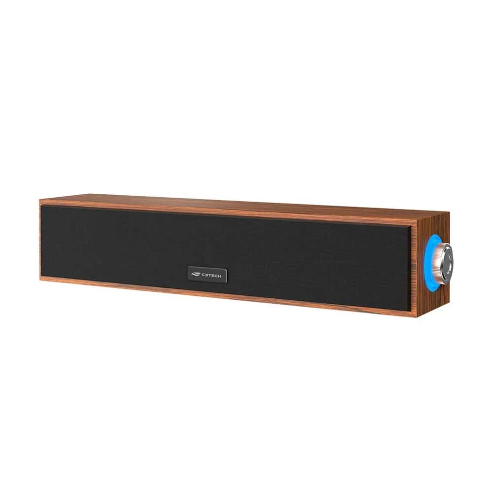 SOUNDBAR 2.0 C3TECH MARROM SB-30BW