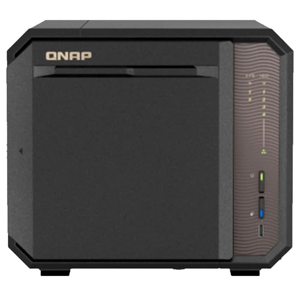 Storage nas Qnap 4 Baias Intel N150 2 Portas 2.5GB - TS-H665-8G