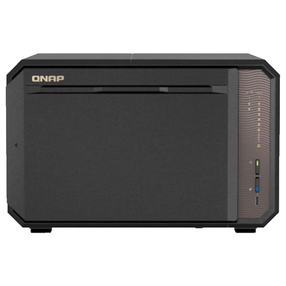 Storage nas Qnap 6 Baias Intel N150 2 Portas 2.5GB - TS-H865-8G