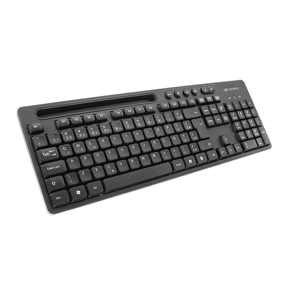 TECLADO C3TECH SEM FIO RC/NANO KB-W100BK PADRAO ABNT2
