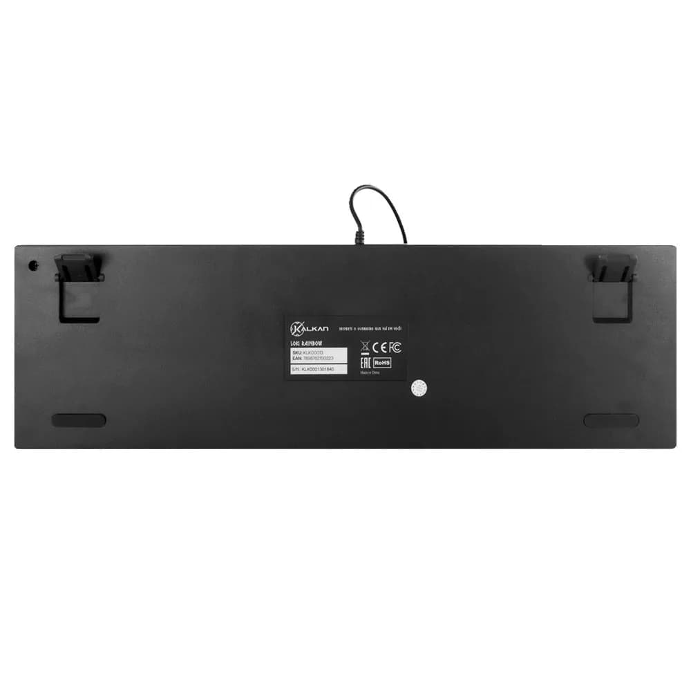TECLADO KALKAN MECANICO GAMER LOKI PRETO SWITCH BROWN KLK00013