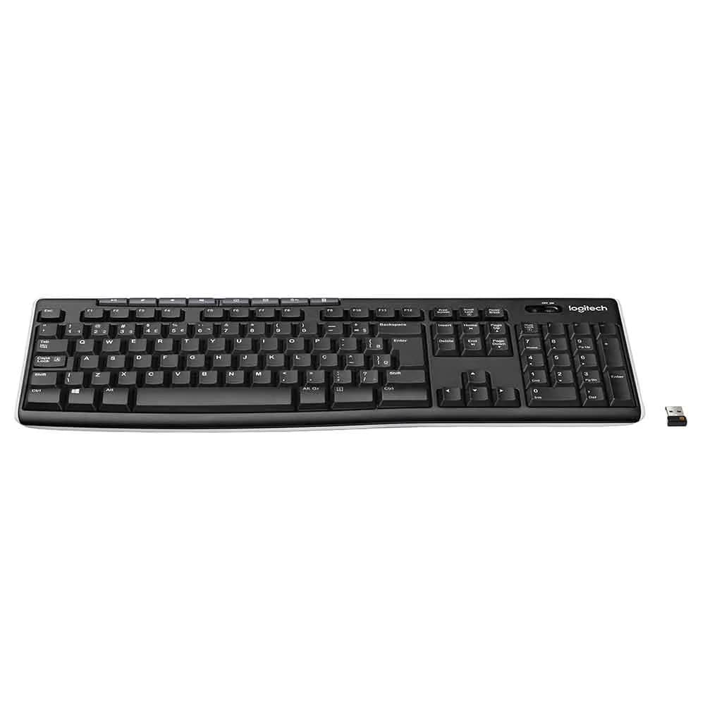 TECLADO LOGITECH K270 S/FIO PRETO (PADRAO BRASIL)