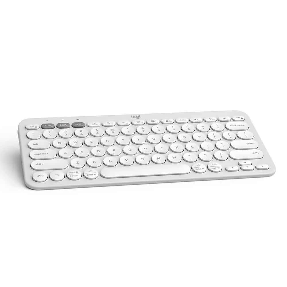TECLADO LOGITECH K380 PEBBLE KEYS 2 BRANCO SEM FIO - 920-011790