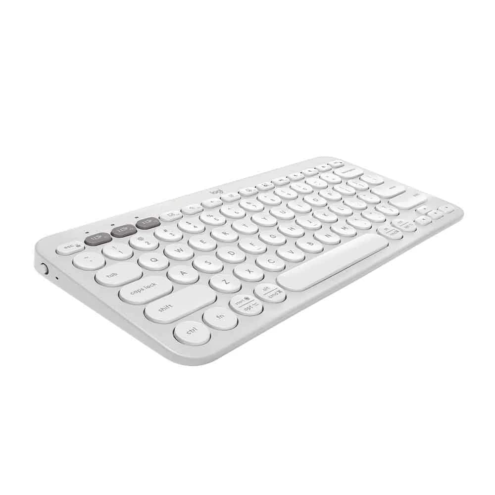TECLADO LOGITECH K380 PEBBLE KEYS 2 BRANCO SEM FIO - 920-011790