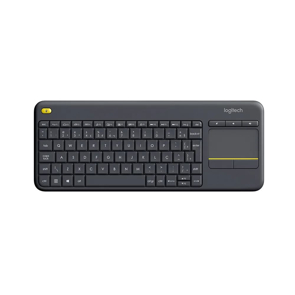TECLADO LOGITECH K400 PLUS SEM FIO COM TOUCHPAD