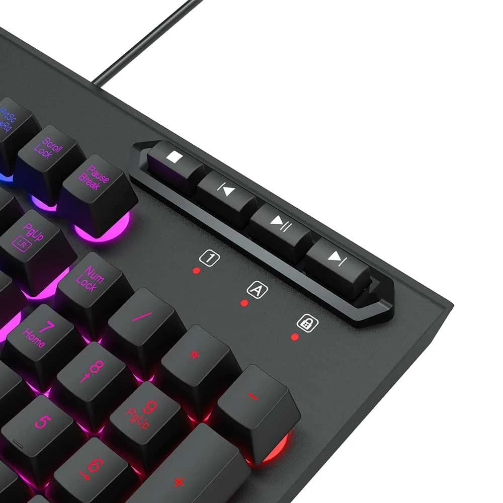 TECLADO REDRAGON MEMBRANA GAMER ADITYA RGB K513-RGB PT