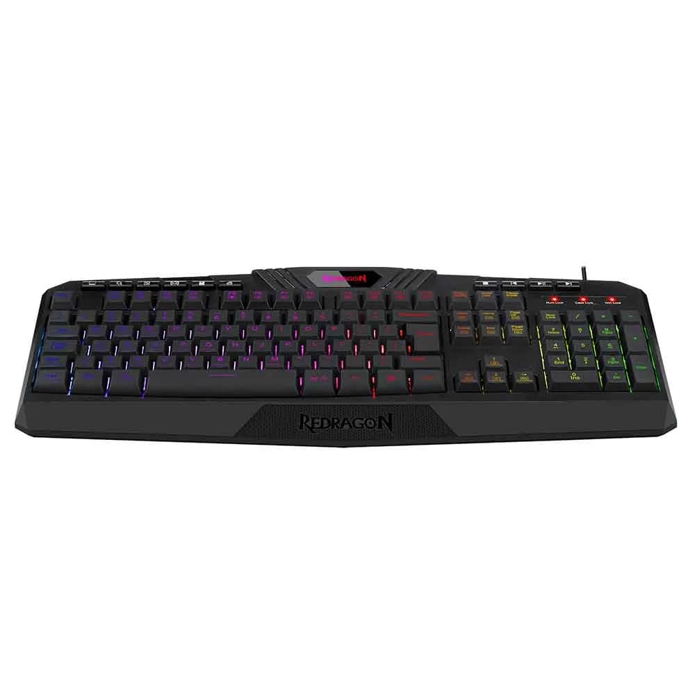 TECLADO REDRAGON MEMBRANA GAMER HARPE 2 RGB PRETO K503RGB
