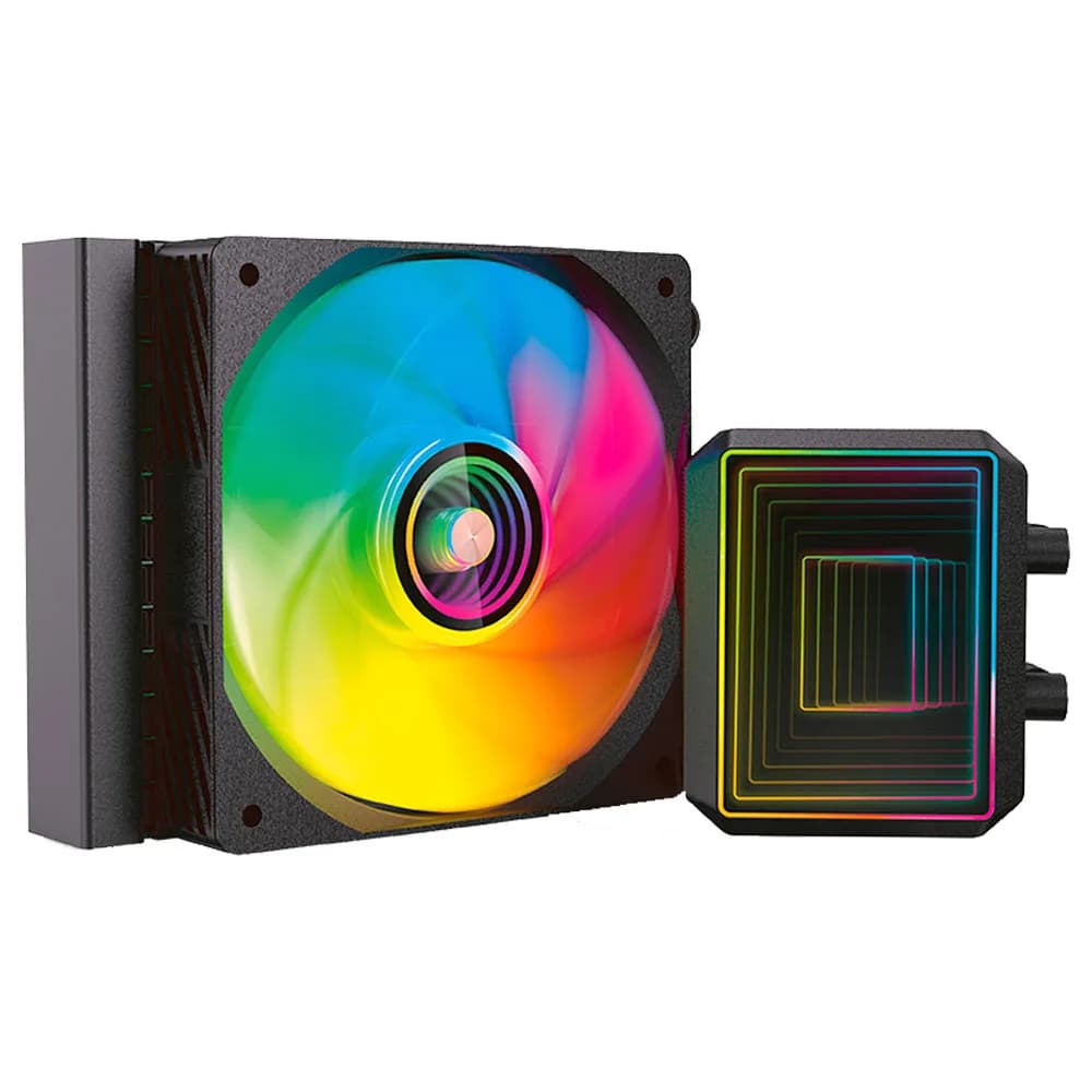 WATER COOLER C3TECH 120MM FC-W120BKV2 PRETO RGB