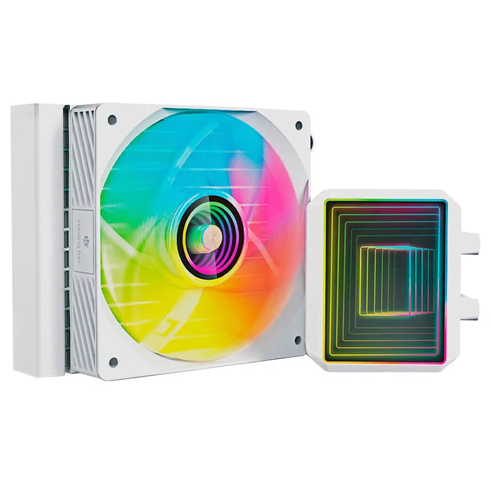 Water Cooler C3Tech 120mm FC-W120WHV2 Branco RGB