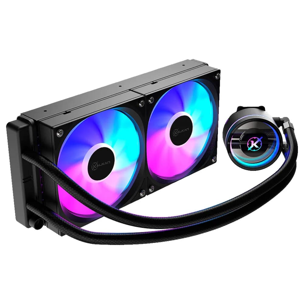 WATER COOLER KALKAN AURA LITE 240MM ARGB PRETO KLK00098