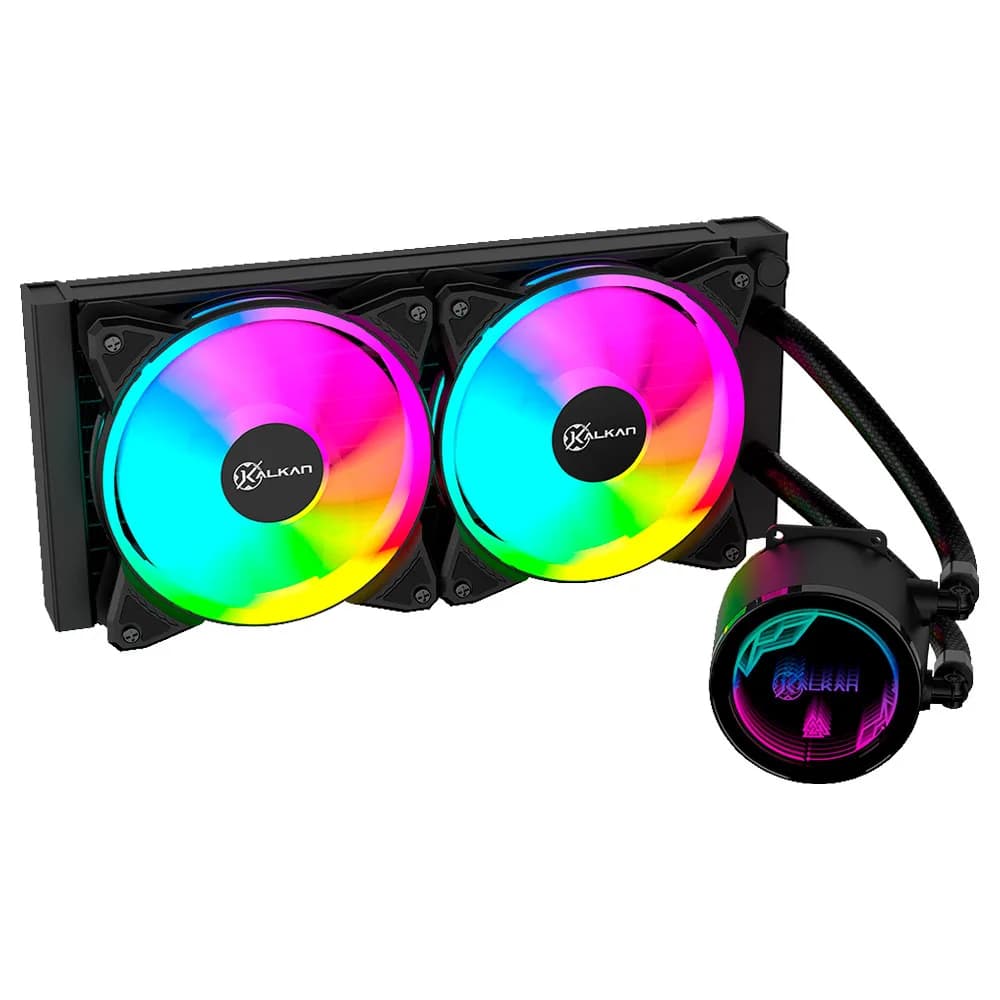 WATER COOLER KALKAN IOTA V2 240MM RGB PRETO KLK00068