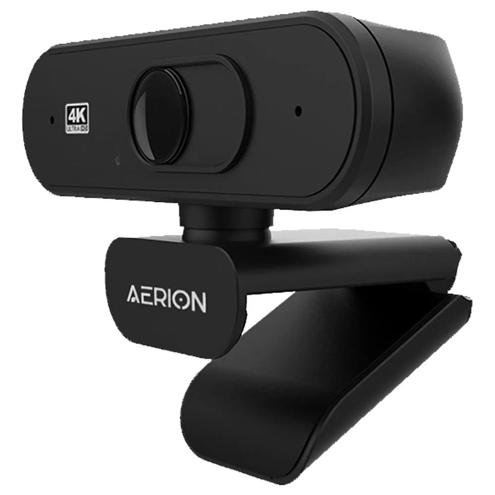 WEBCAM AERION 4K WEB400 PRETO