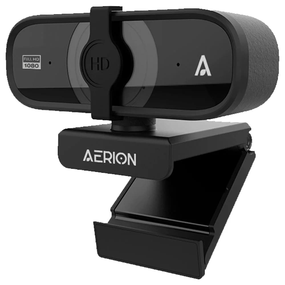 WEBCAM AERION FULL HD 1080P WEB100 PRETO