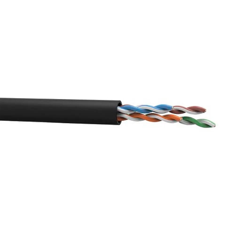 Cabo Rede LAN Furukawa Sohoplus CAT5E U/UTP CMX Indoor/Outdoor Preto CX 305M