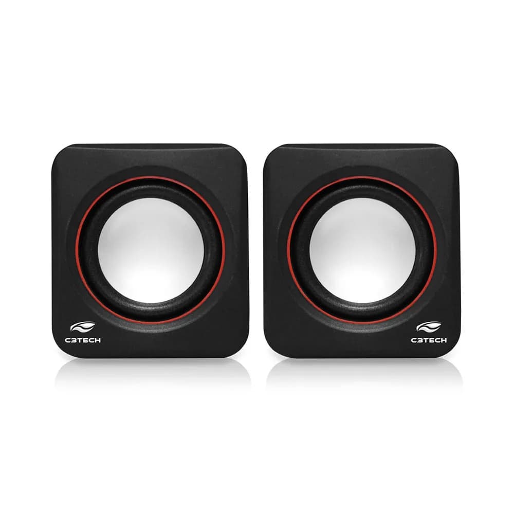 Caixa de Som C3Tech 3W USB Preto - SP-301BK