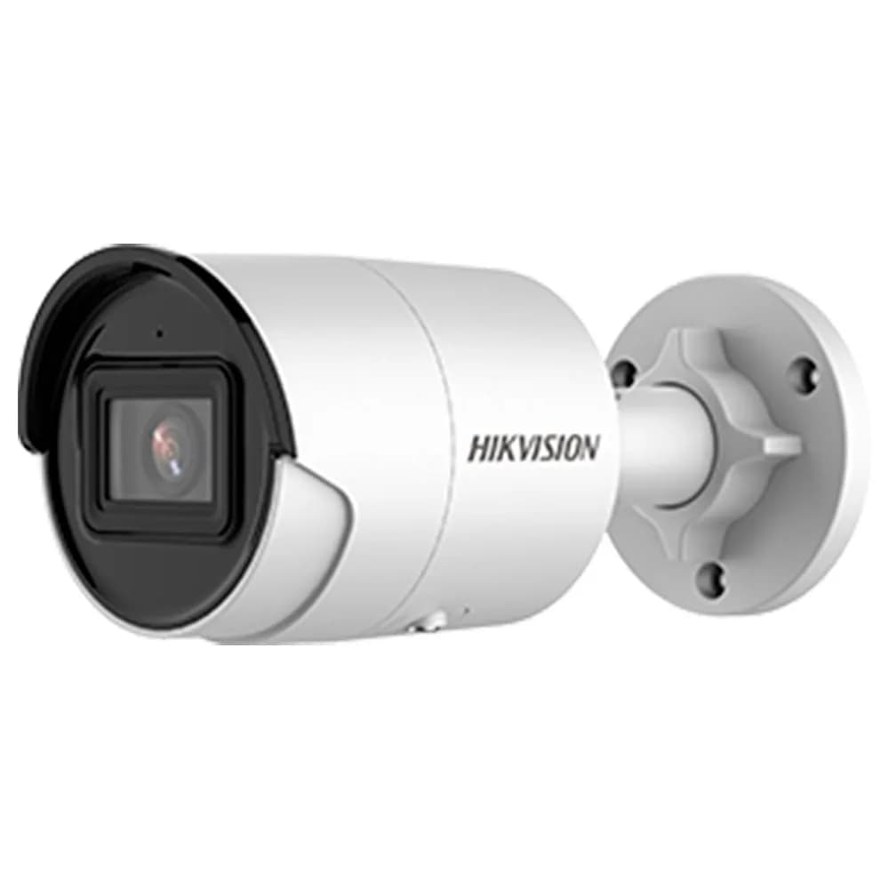 Camera Hikvision IP AcuSense 8MP 4K Bullet 2.8mm IR 40m Mic Embutido IP67 DS-2CD2086G2-IU