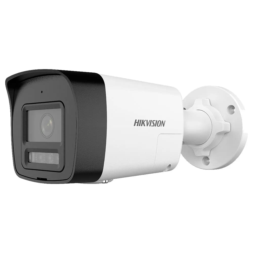 Camera Hikvision IP Live Guard Smart Hybrid Light 4MP Bullet 2.8mm IR 30m Mic Embutido IP67 DS-2CD1043G2-LIU/SL