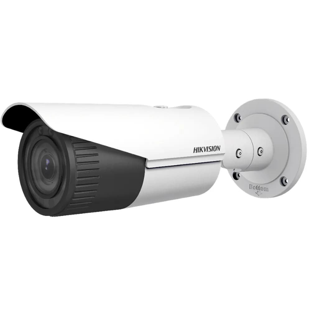 Câmera IP 2MP Bullet Varifocal Motorizada Metálica IR60M PoE IP67 H.265+ 120DB DS-2CD2621G0-IZS Hikvision