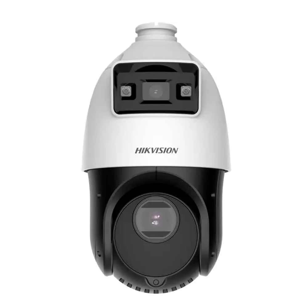 Câmera IP 2MP Speed Dome Darkfighter Tandemvu Fixa 2MP Colorvu 25X IR100M IP67 IK10 Acusense DS-2SE4C225MWG-E/12(F0) Hikvision