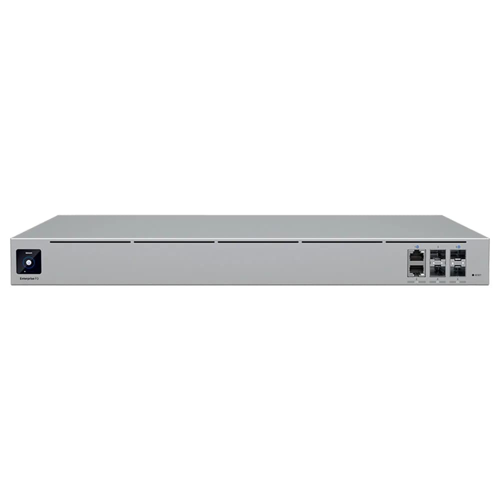 Cloud Gateway Ubiquiti Enterprise Fortress com 02 Portas 2.5GB + 02 SFP+ 10GB e 02 SFP28 25GB-EFG-BR