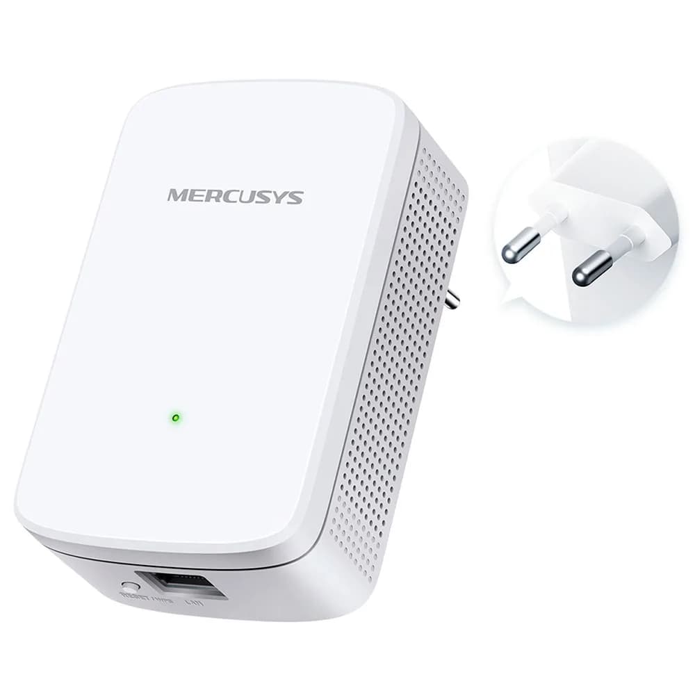 Extensor de Cobertura Wi-Fi 300 Mbps Wi-Fi ME10 Mercusys