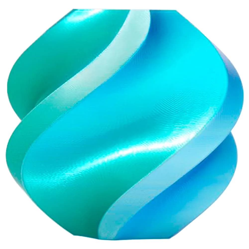 Filamento Bambu Lab PLA Silk Blue Hawaii com Carretel, 1,75mm - A05-T4-1.75-1000-SPL