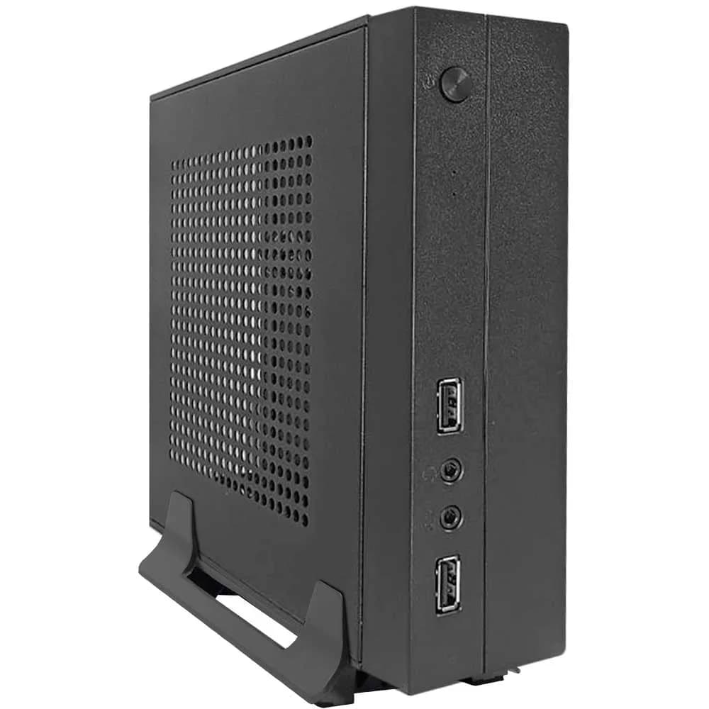 Gabinete K-Mex Mini ITX GI-228E c/ Placa Conversora e Adaptador Externo 60W - GI228EKD0010B0X