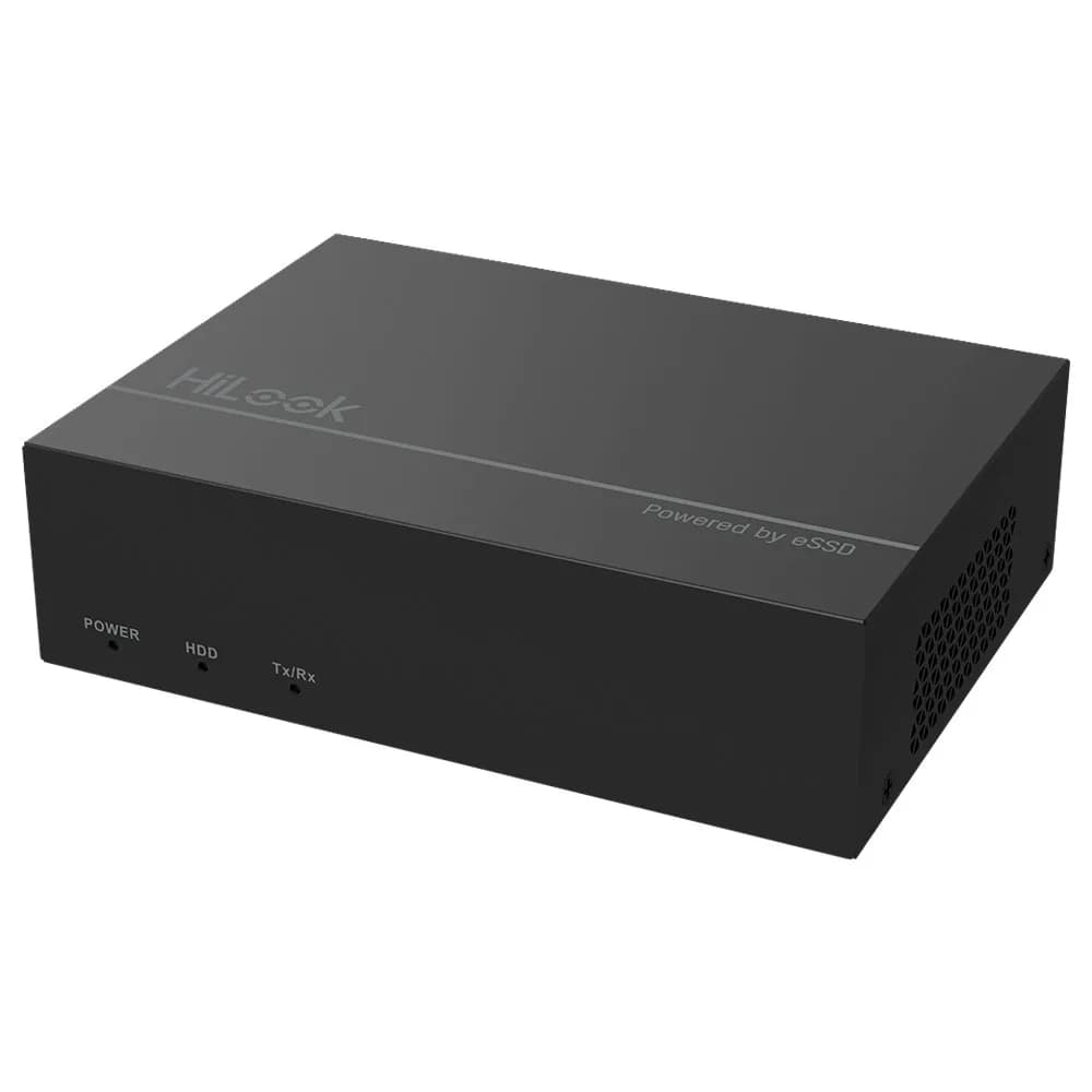 Gravador HiLook Hikvision DVR 8 Canais 1080P Lite com eSSD 512GB H.265 DVR-E08G-B