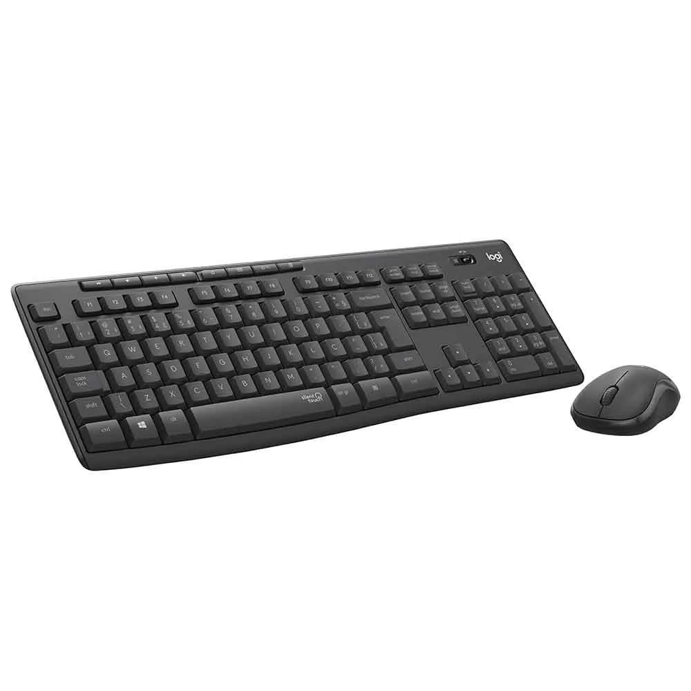 Kit Mouse e Teclado Logitech MK295 Silent s/ Fio PTO