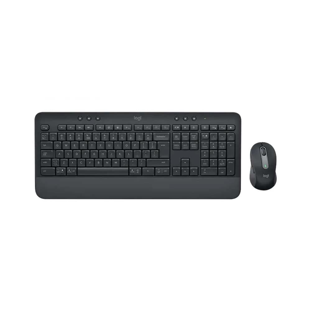 Kit Mouse e Teclado Logitech MK650 s/ Fio Grafite - 920-010992