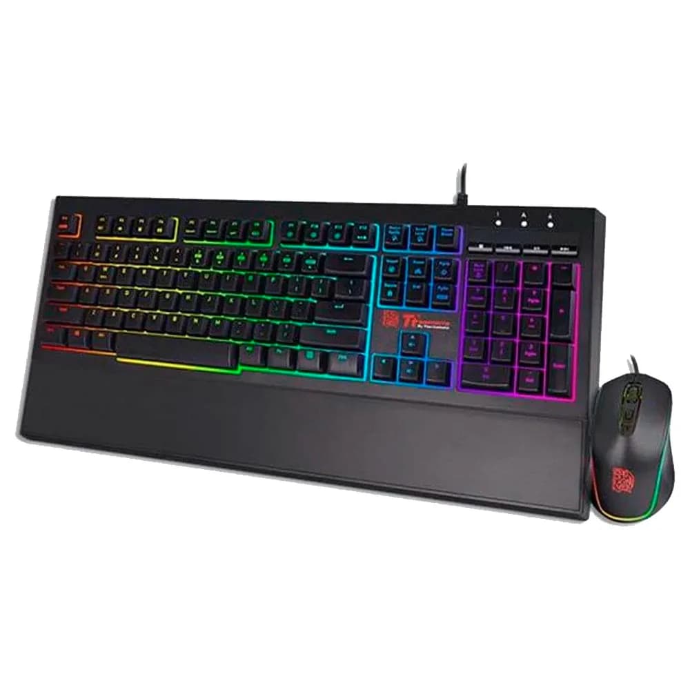 Kit Mouse e Teclado Thermaltake Challenger Elite RGB - CM-CEL-Wlxxmb-PB #