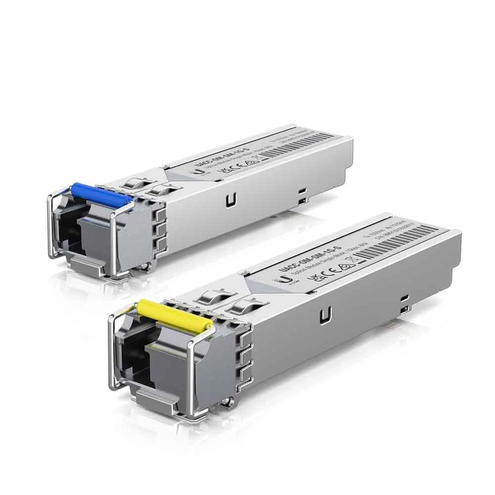 Modulo Ubiquiti Mini GBIC/SFP Single-Mode 1LC 1GBPS/GIGABIT 3KM UACC-OM-SM-1G-S-2 (2 - Pack)