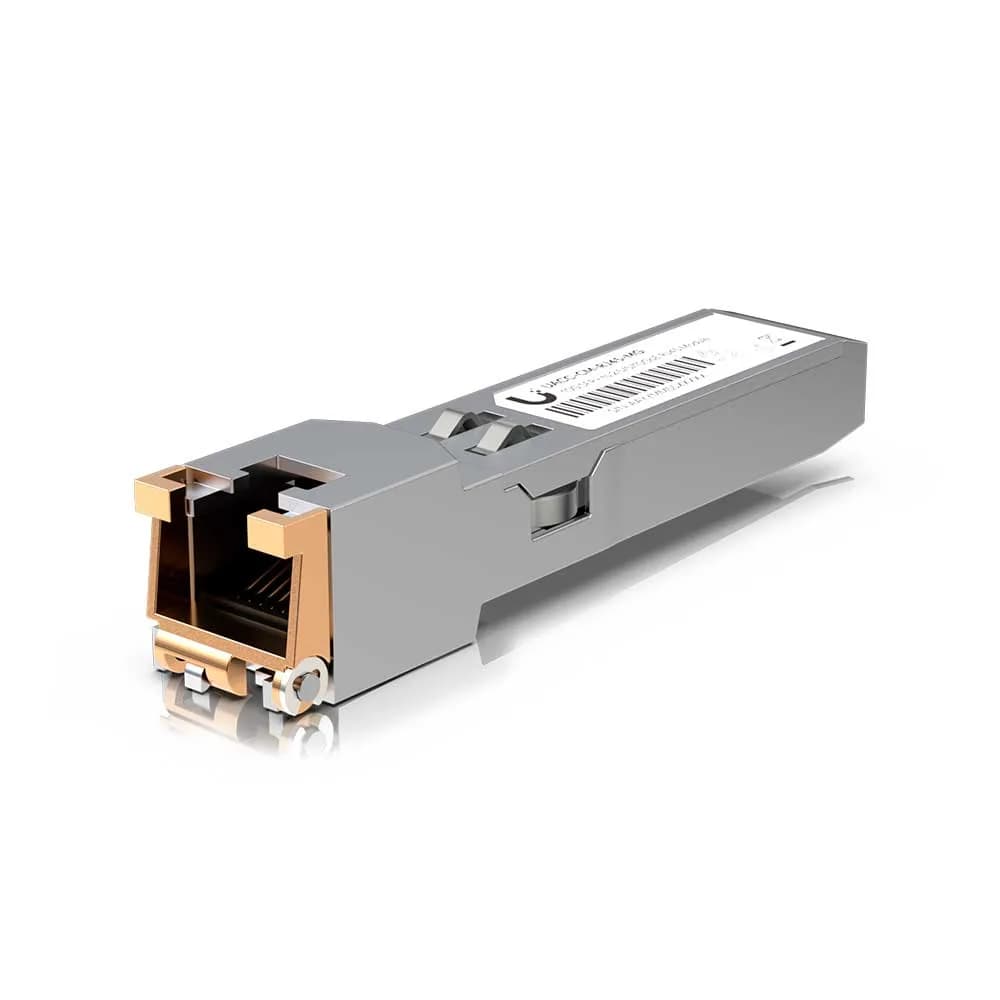 Modulo Ubiquiti Mini GBIC/SFP+ 10GB para RJ45 Gigabit UACC-CM-RJ45-MG (1 - Pack)