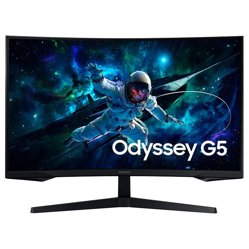 Monitor 32" Samsung LS32CG552ELMZD Odyssey G5 Gamer Curvo QHD / 165Hz / 1ms / HDMI / DP
