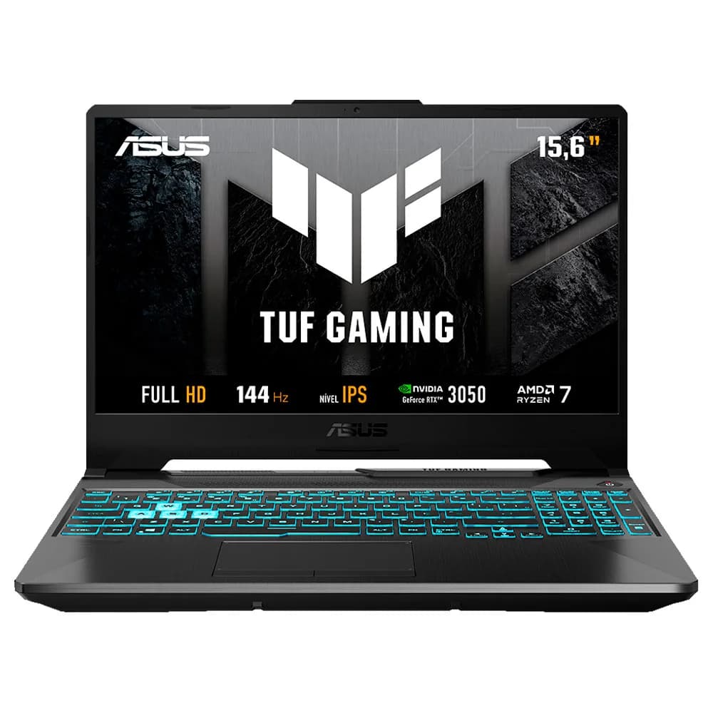 Notebook ASUS TUF A15 15,6" FHD FA506NCG-HN217W/ R7-7445HS/ 16GB/ 512GB/ Win 11 Home/ RTX 3050 4GB