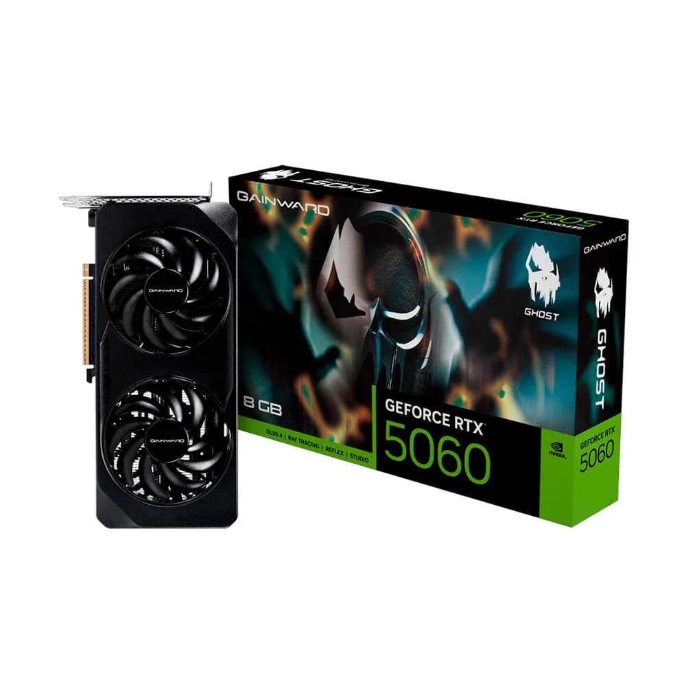 Placa de Vídeo Gainward GeForce RTX 5060 Ghost 8GB GDDR7 128BITS NE75060019P1-GB2063B