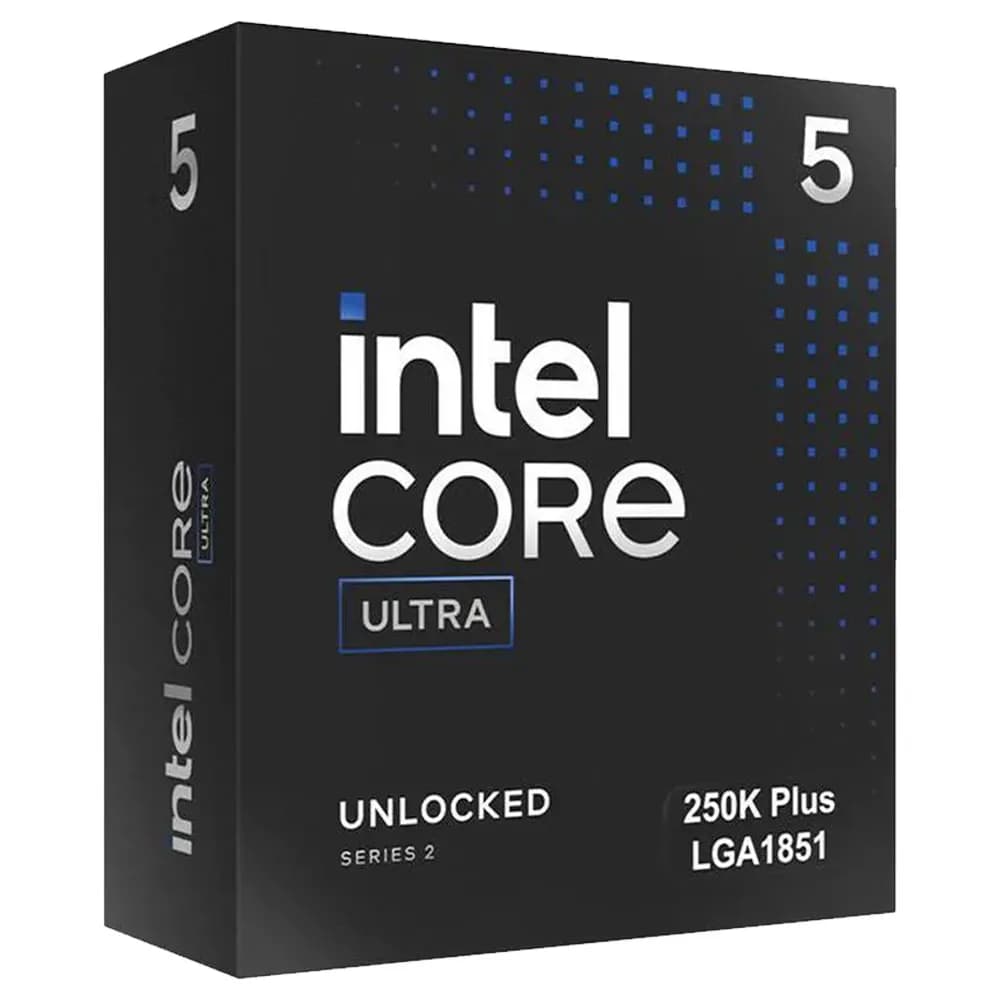 Processador Intel Core Ultra 5 250K Plus (Turbo Até 5.3GHz) 30MB Cache LGA1851 BX80768250K
