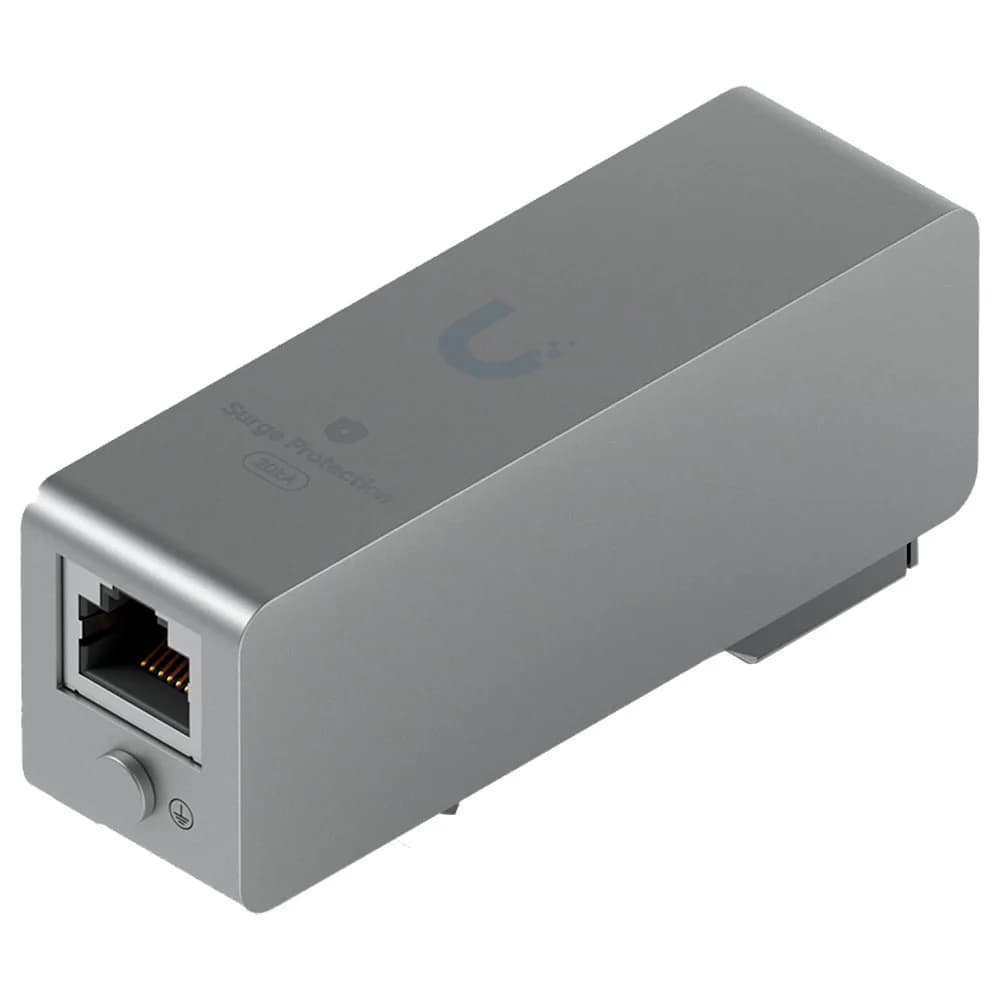 Protetor Ubiquiti Contra Surtos Ethernet 20KA Bidirecional 10GB - Uacc-ETH-SP-DIN